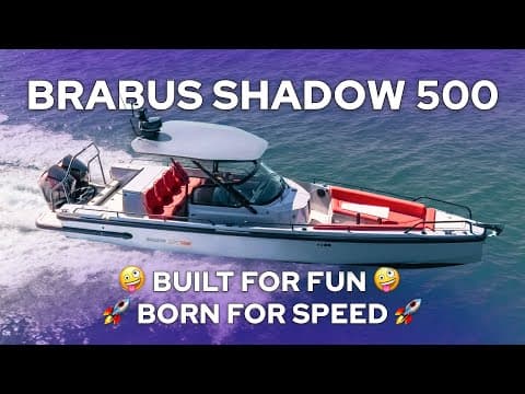 Brabus Marine Shadow 500 Spyder & T-Top