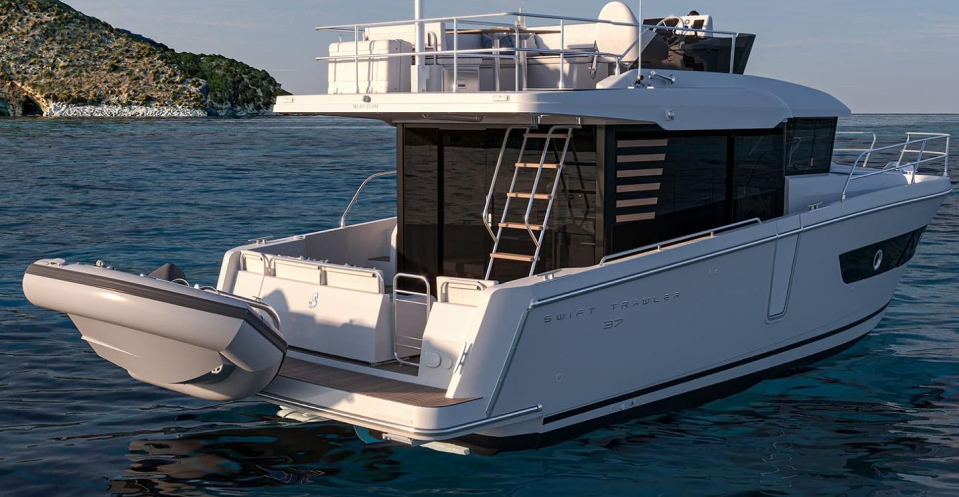 2026 Beneteau Swift Trawler 37 Fly for Sale in Baltimore, Maryland Flybridge 2