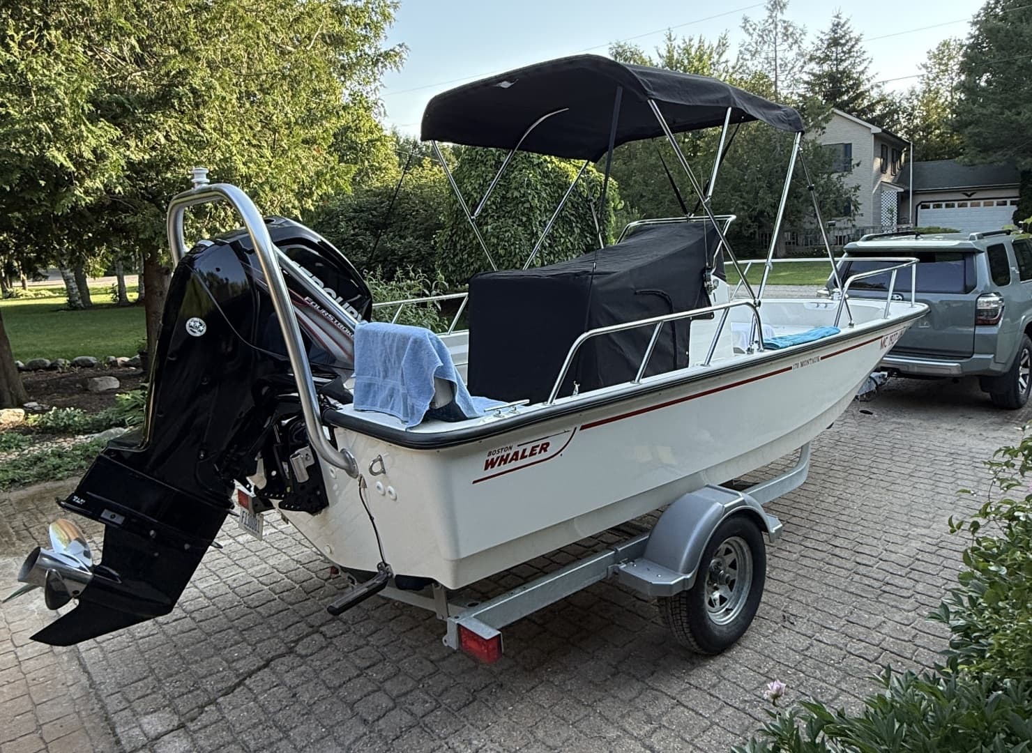 2018 Boston Whaler 170 Montauk for Sale in Charlevoix, Michigan Center Console 3