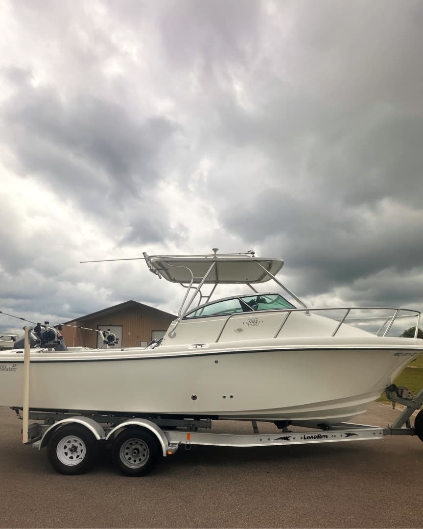 2001 EdgeWater 225 Express for Sale in Traverse City, Michigan Cuddy Cabin 2