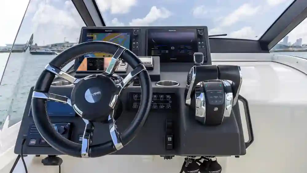 2023 Technohull Omega 47 Sold in Sag Harbor, New York Center Console 2