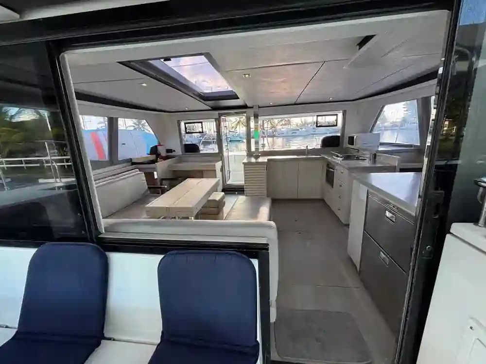 2019 Leopard Catamarans 45 on Display in Raiatea, PF Multi-Hull 2