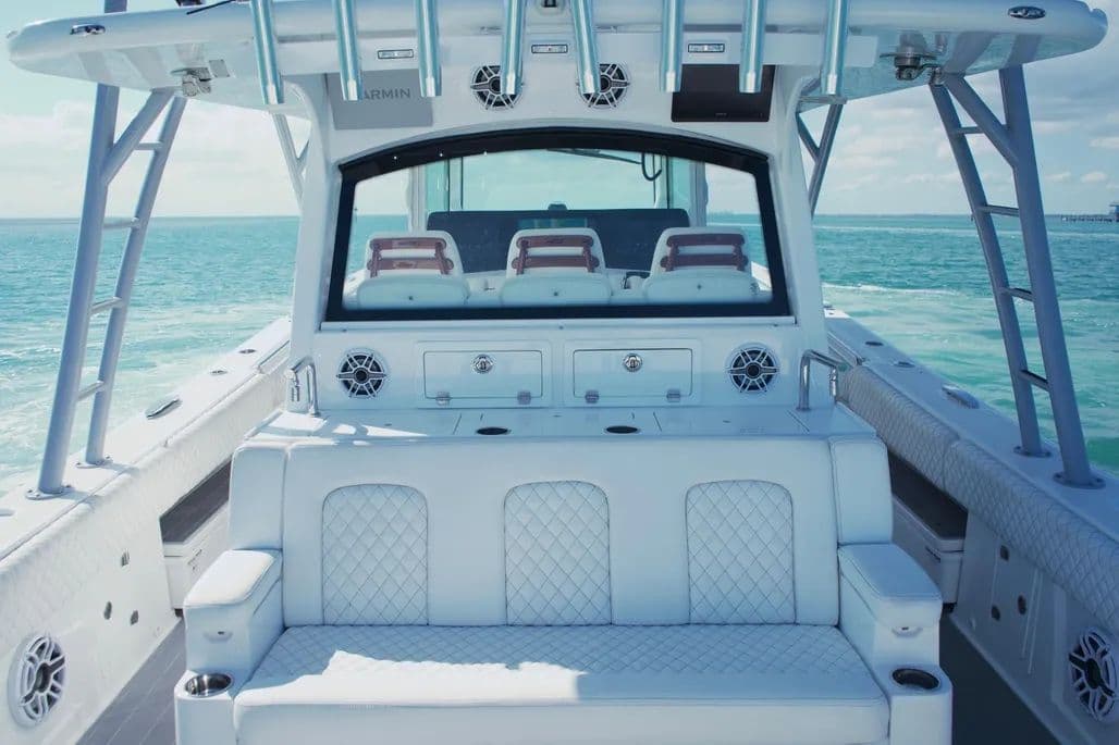2023 HCB 53 Sueños Sold in Miami, Florida Center Console 2