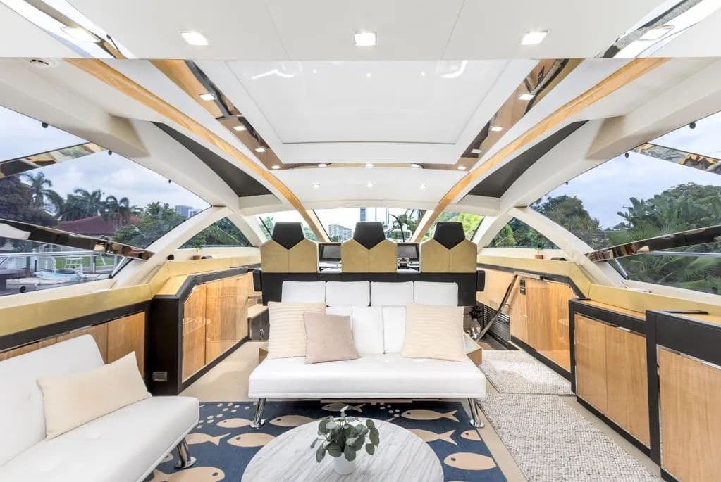 2012 Cheoy Lee Shipyards 76 Alpha for Sale in Miami, Florida Express Cruiser 2