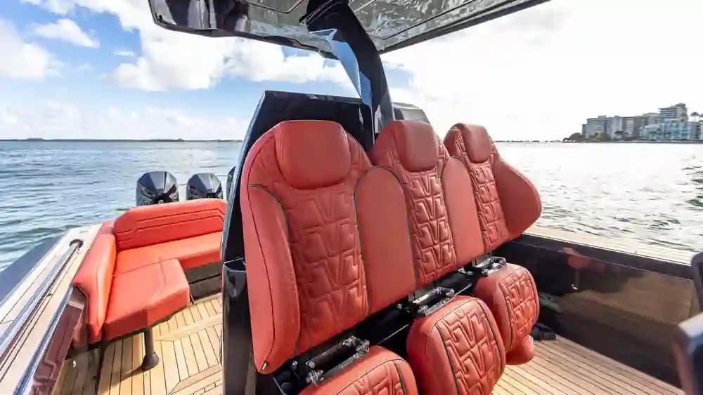 2025 Technohull Omega 47 Sold in San Diego, California Center Console 2