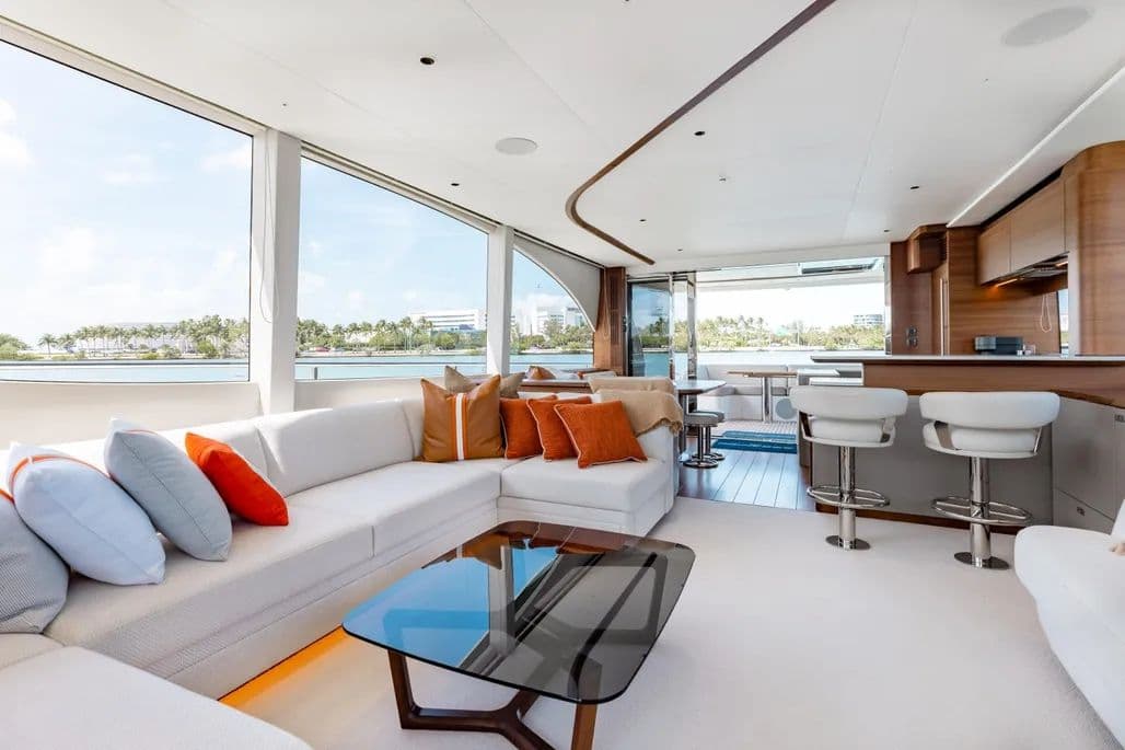 2022 Princess Yachts Y72 Sold in Miami Beach, Florida Motor Yacht 2