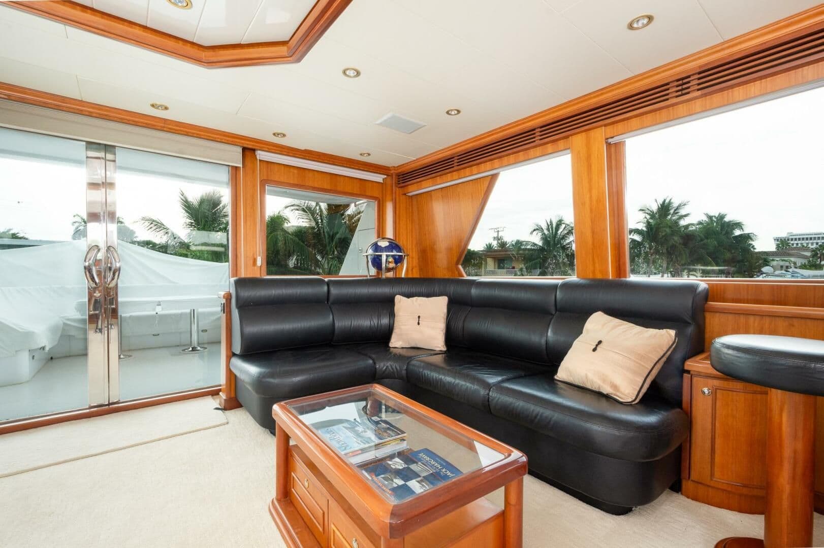 2002 Hargrave 90' Skylounge Sold in Fort Lauderdale, Florida Megayacht 2