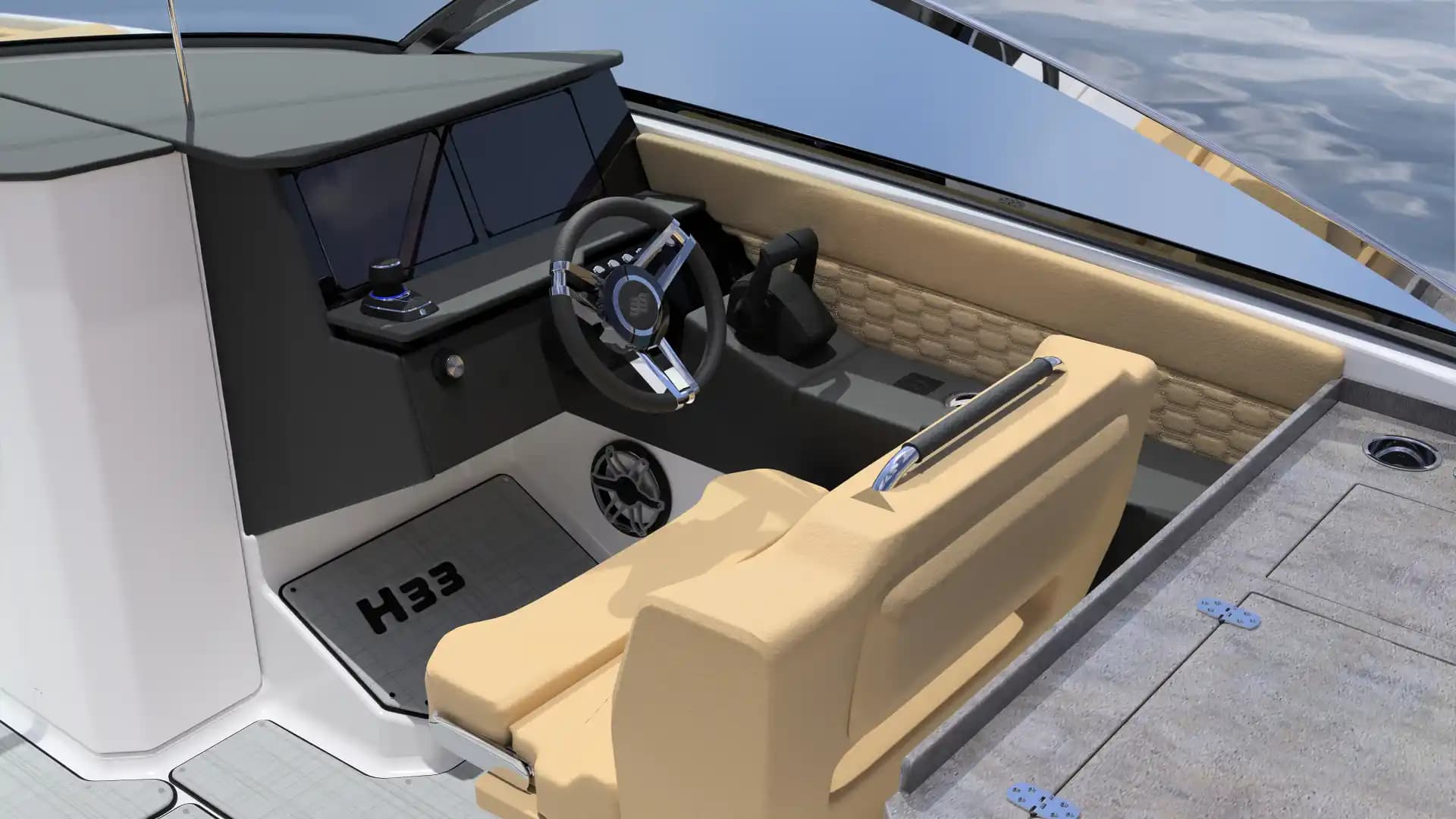 2026 Four Winns H33 OB for Sale in Fort Lauderdale, Florida Center Console 1