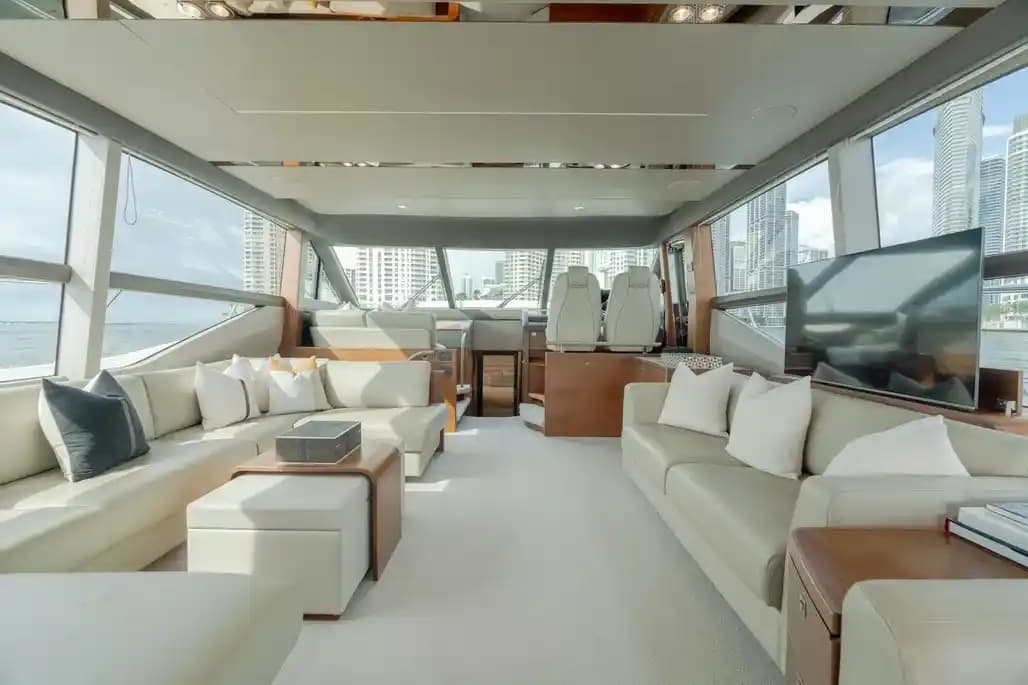 2019 Princess Yachts F70 Sold in Miami Beach, Florida Motor Yacht 2