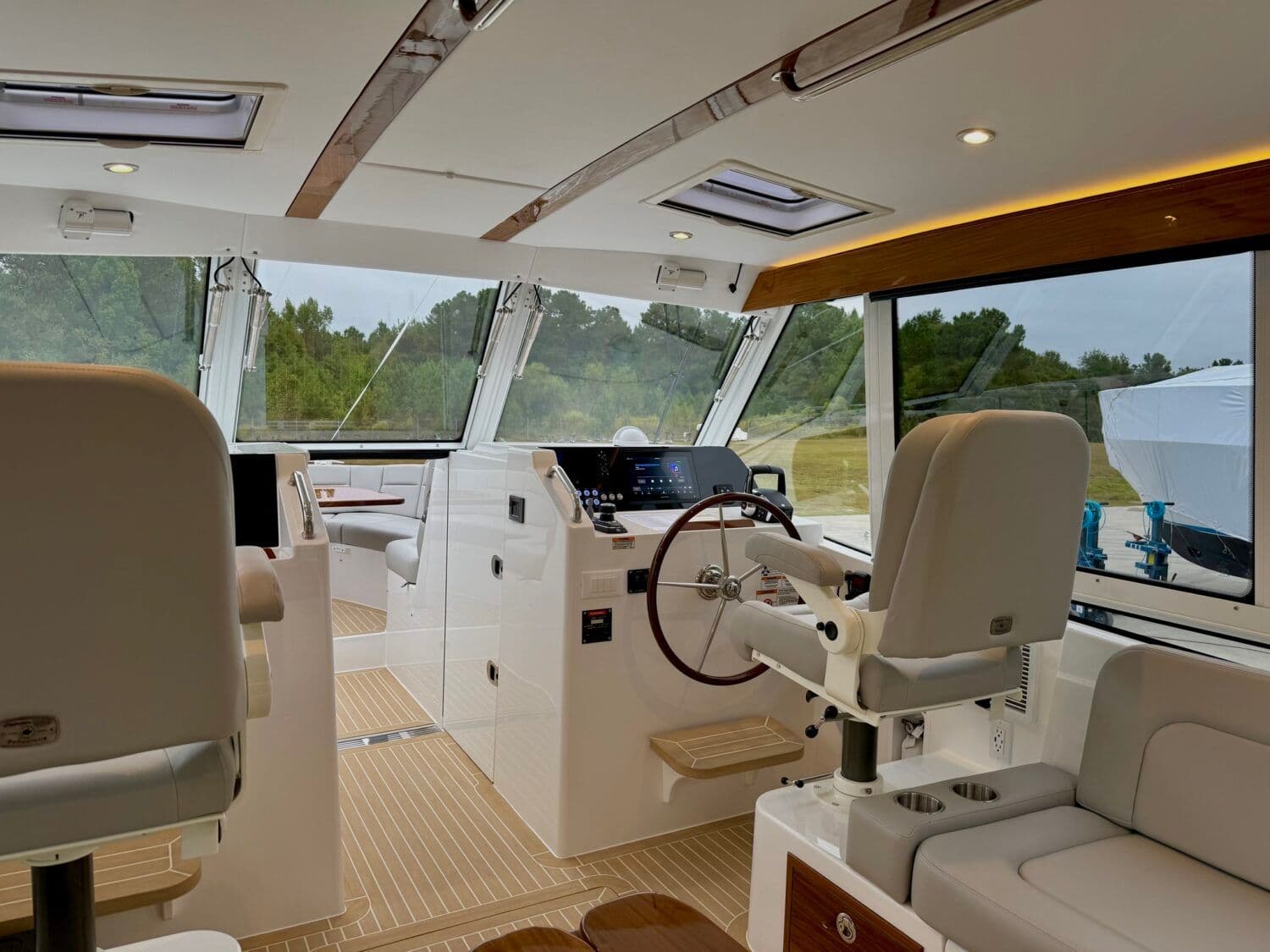 2026 MJM Yachts 38X for Sale in Dartmouth, Massachusetts Dual Console 1