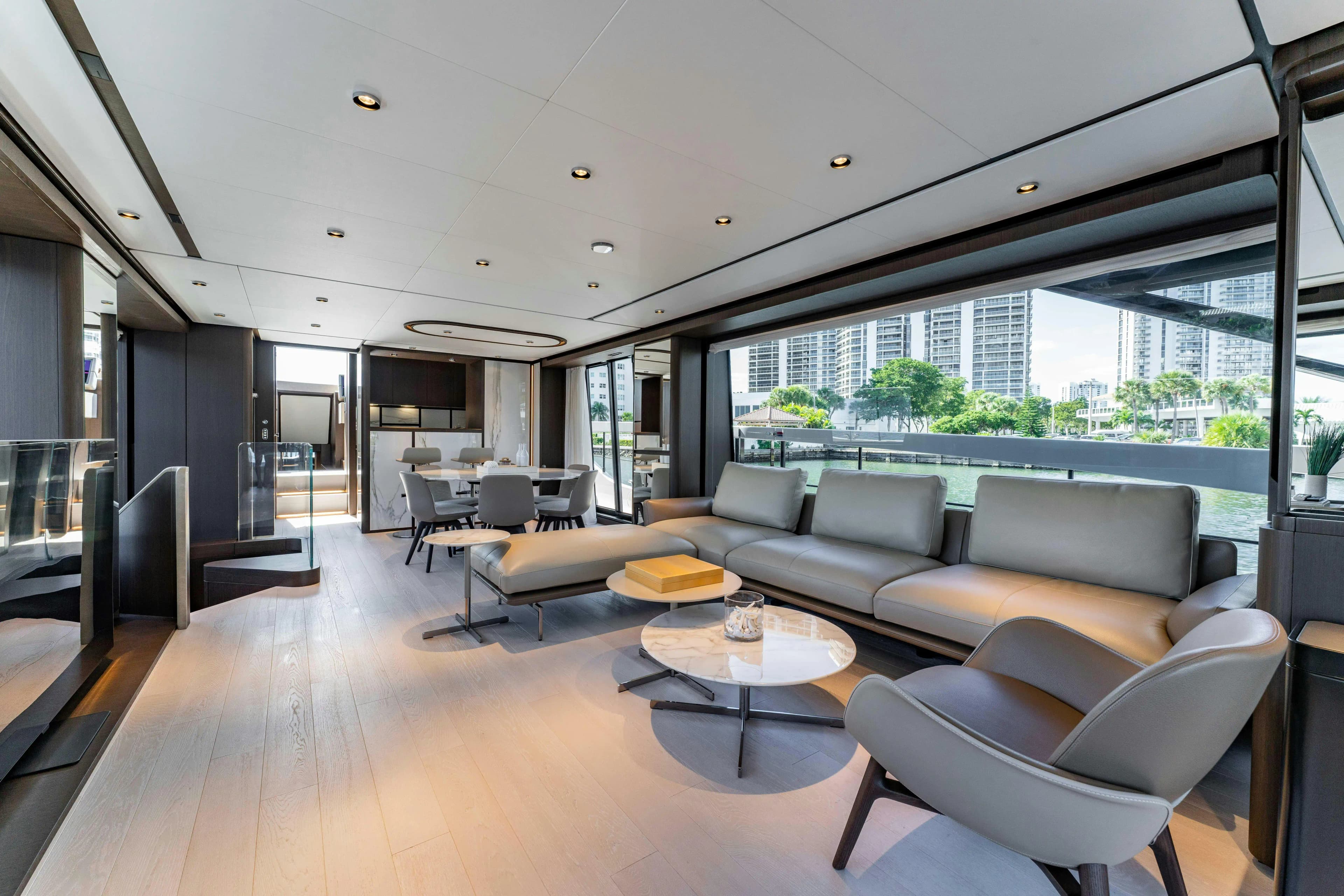 2023 Ferretti Yachts 860 for Sale in Aventura, Florida Flybridge 2