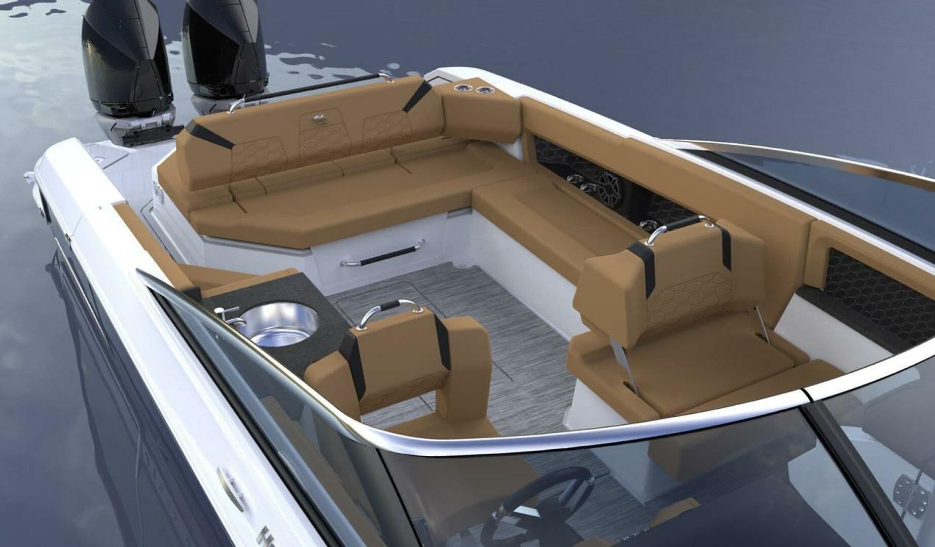 2025 Four Winns H9 OB for Sale in Jupiter, Florida Center Console 3