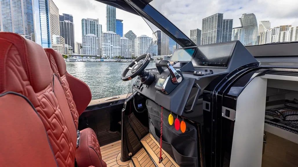 2025 Technohull Omega 47 Sold in Sag Harbor, New York Center Console 2