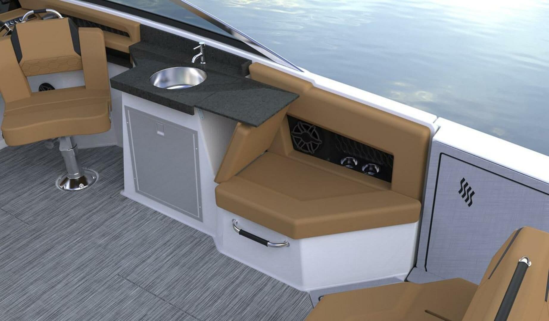 2025 Four Winns H9 OB for Sale in Jupiter, Florida Center Console 1
