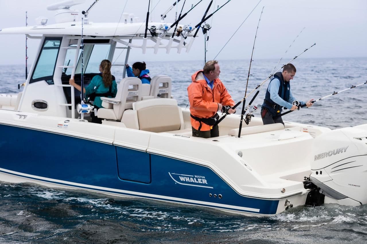 2025 Boston Whaler 330 Outrage for Sale in Harbor Springs, Michigan Center Console 3