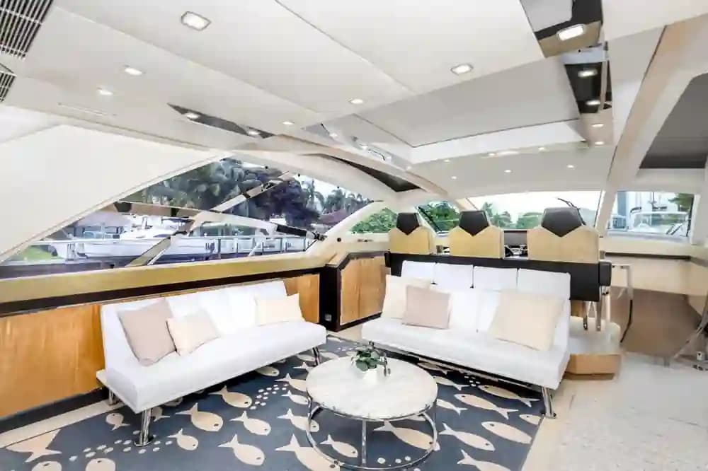 2012 Cheoy Lee Shipyards 76 Alpha for Sale in Miami, Florida Express Cruiser 3