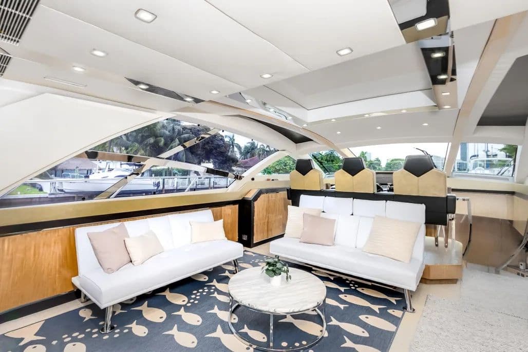 2012 Cheoy Lee Shipyards 76 Alpha for Sale in Miami, Florida Express Cruiser 3