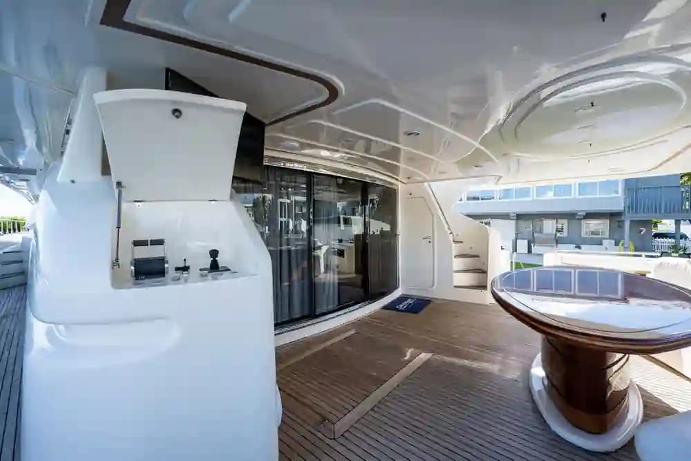 2003 Ferretti Yachts Custom Line 94' for Sale in Key Largo, Florida Flybridge 2