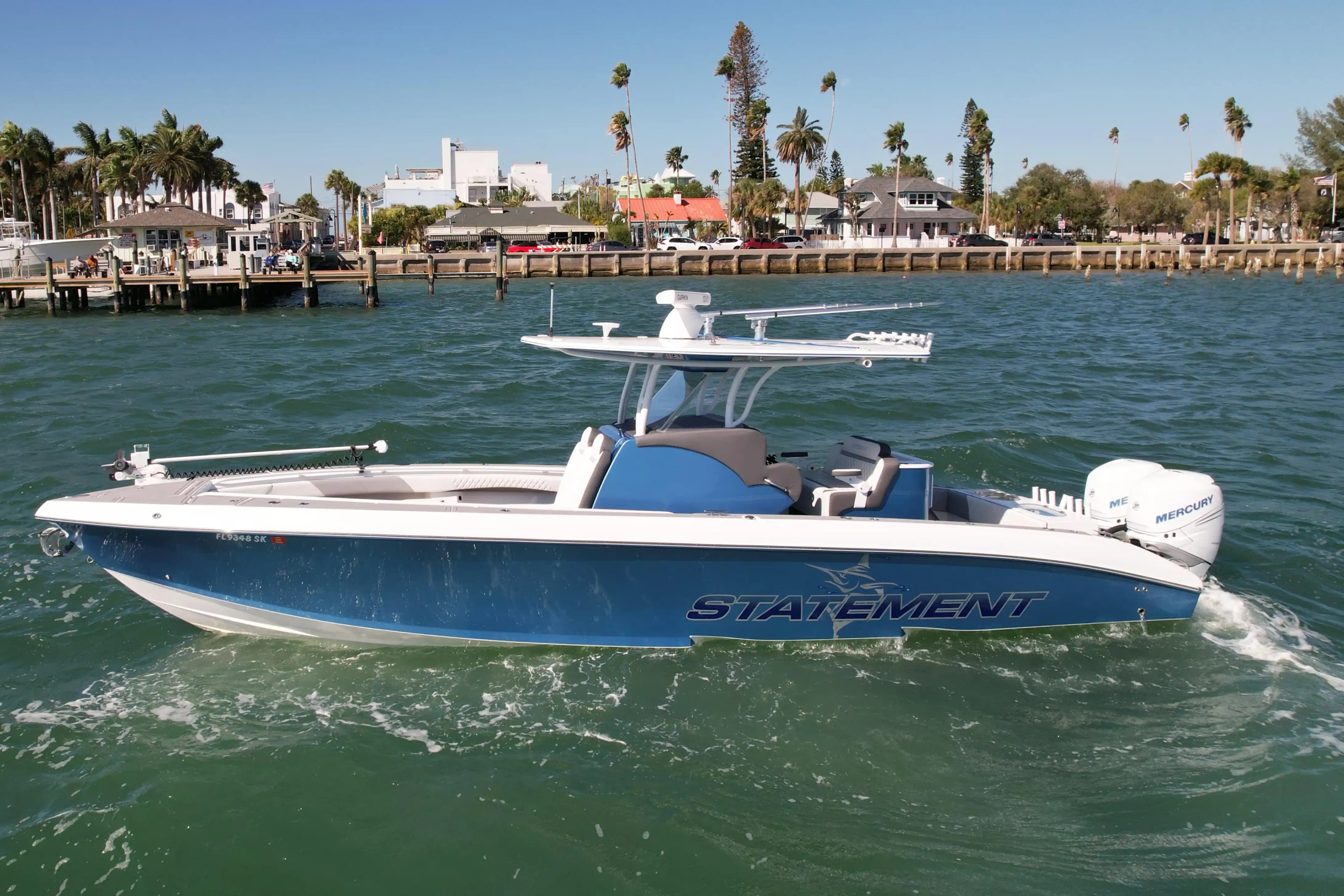 2020 Statement 350 Open Sold in St. Petersburg, Florida Center Console
