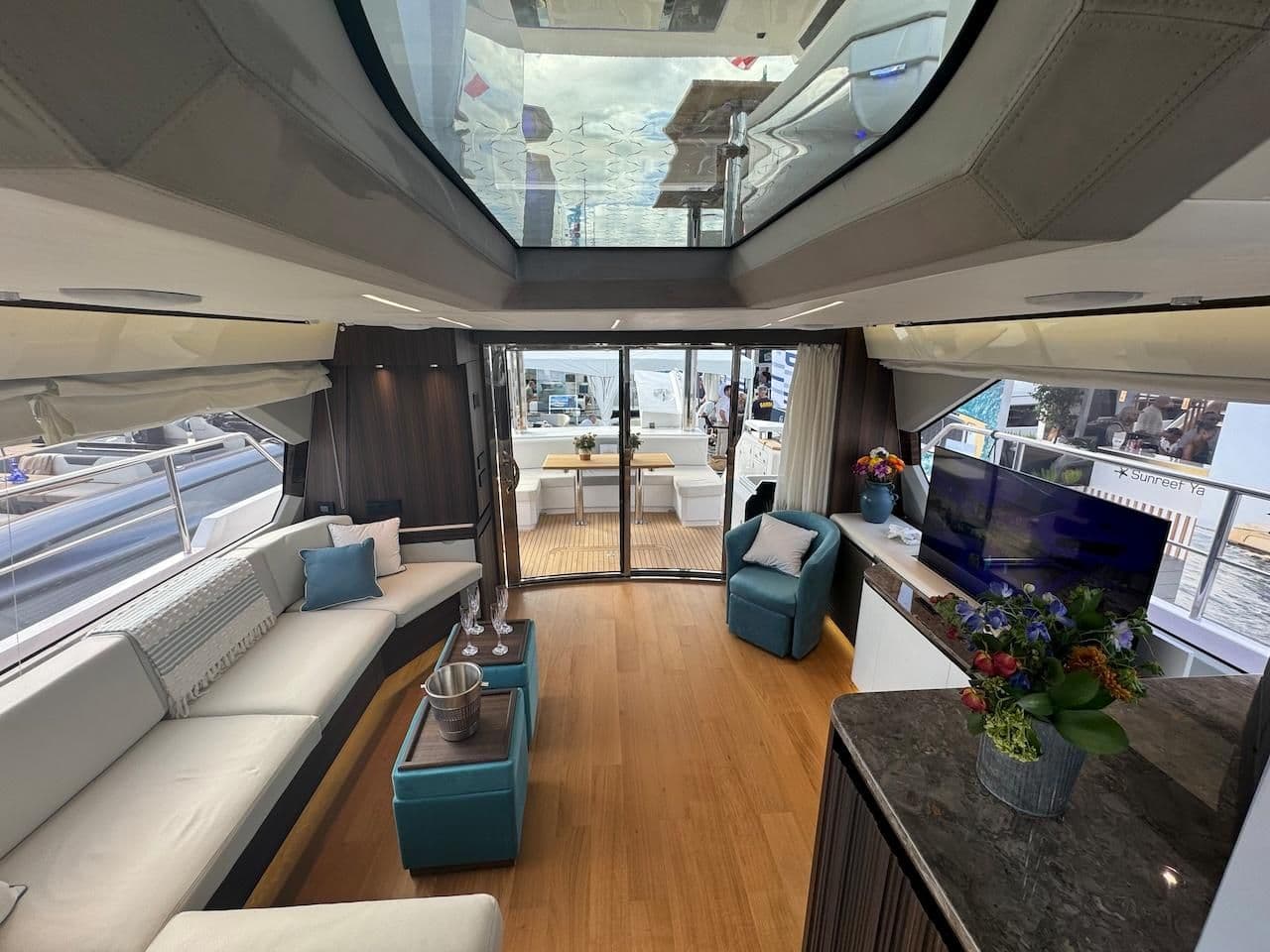 2024 Aicon Yachts 66 Vivere for Sale in Stuart, Florida Flybridge 2