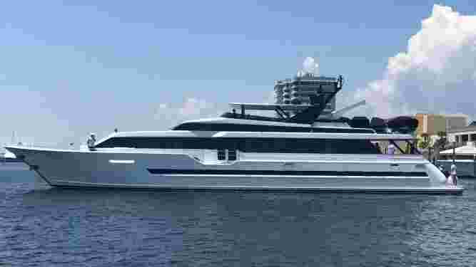 1997 Broward 108 Raised Pilothouse