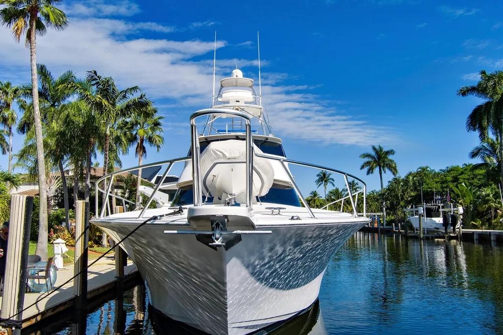 2008 Viking Yacht 74 Enclosed Bridge