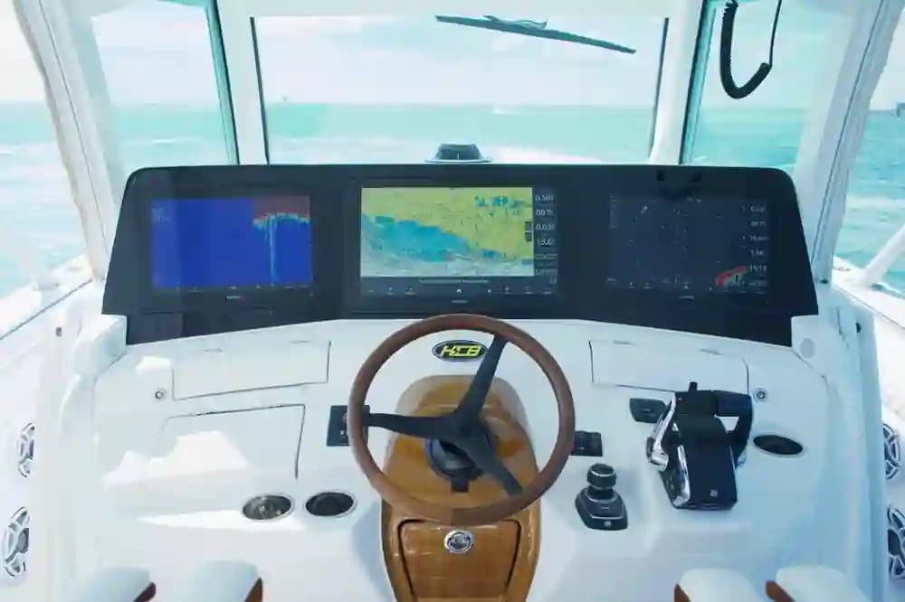 2023 HCB 53 Sueños Sold in Miami, Florida Center Console 3