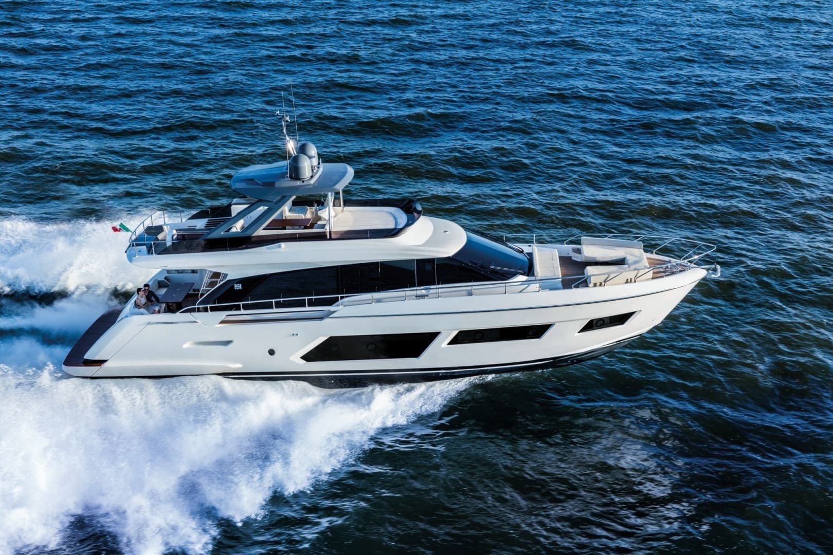 2026 Ferretti Yachts 670 for Sale in Fort Lauderdale, Florida Flybridge 2