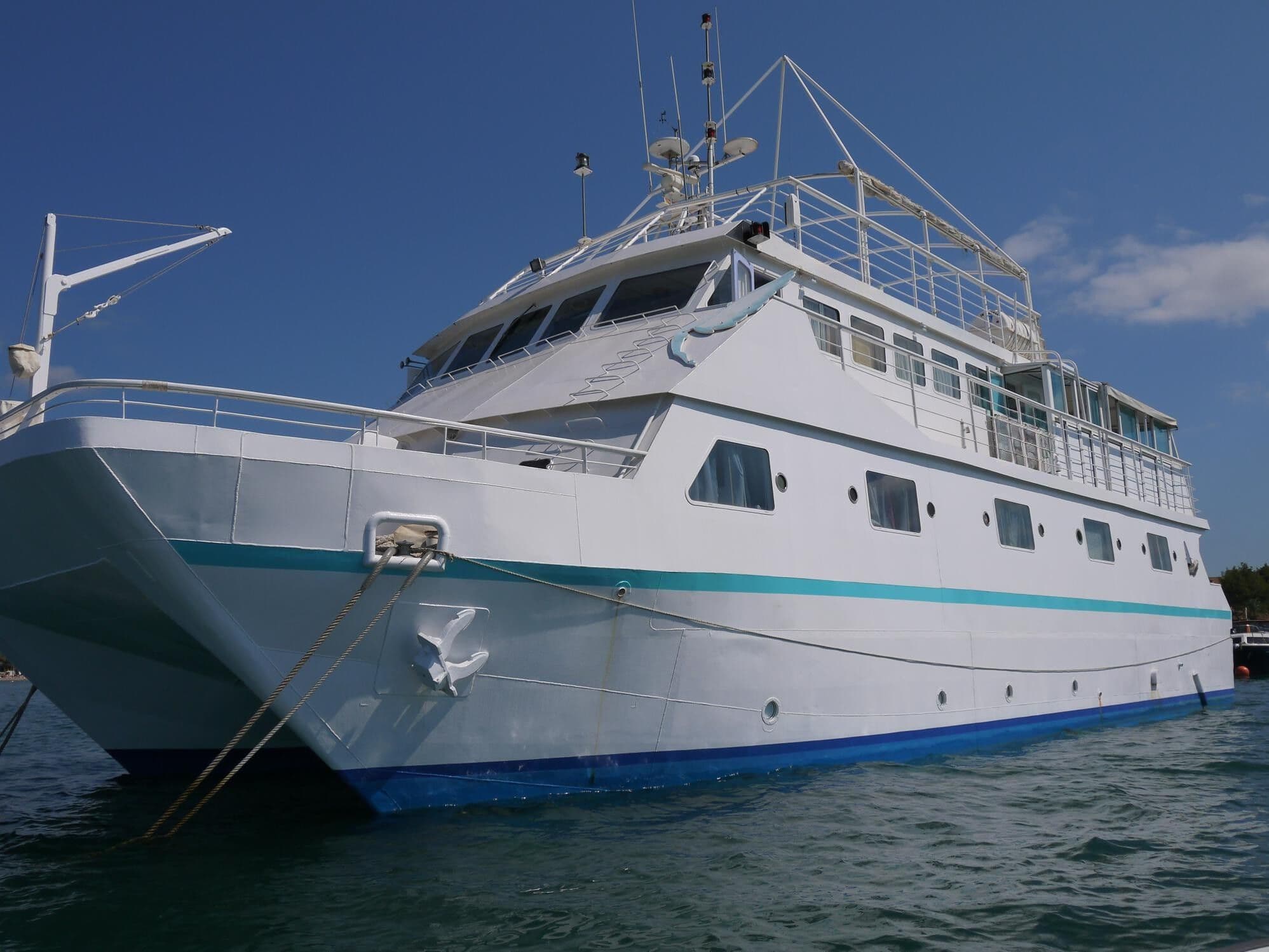 Custom Poseidon Motor Catamaran te koop