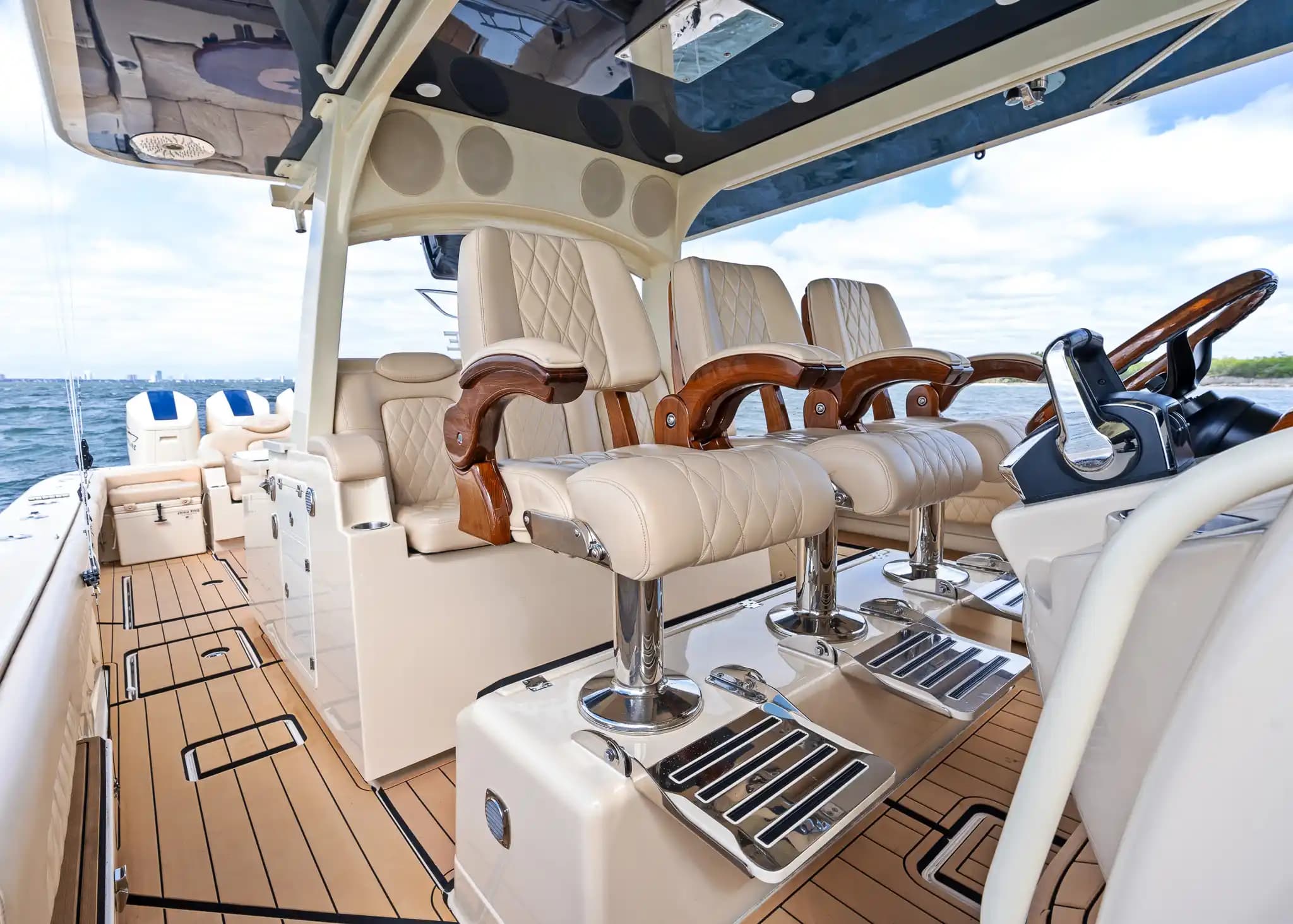 2023 HCB 53 Sueños for Sale in Miami, Florida Center Console 5