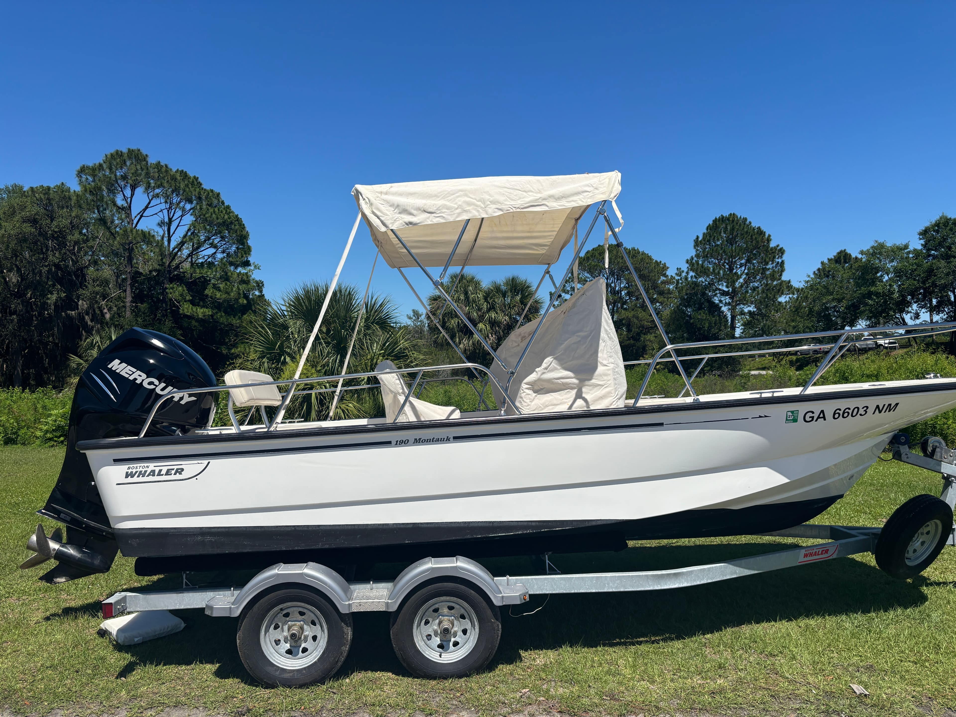 2008 Boston Whaler 190 Montauk for Sale in Thunderbolt, GA Center Console 4