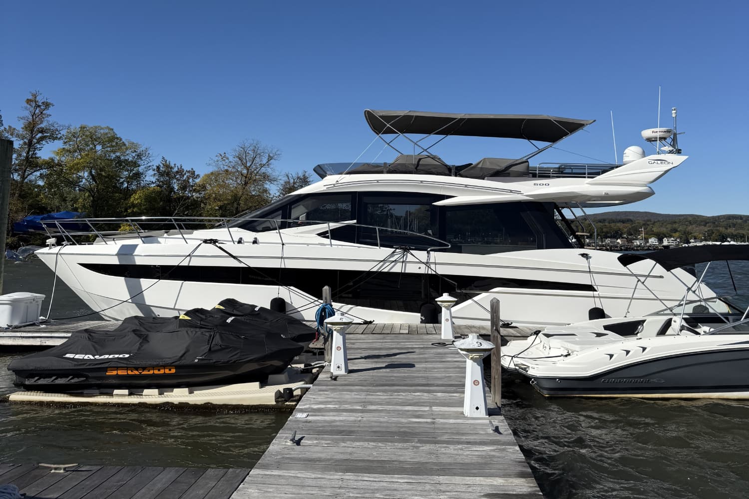 2018 Galeon Yachts 500 Fly for Sale in Huntington, NY Flybridge
