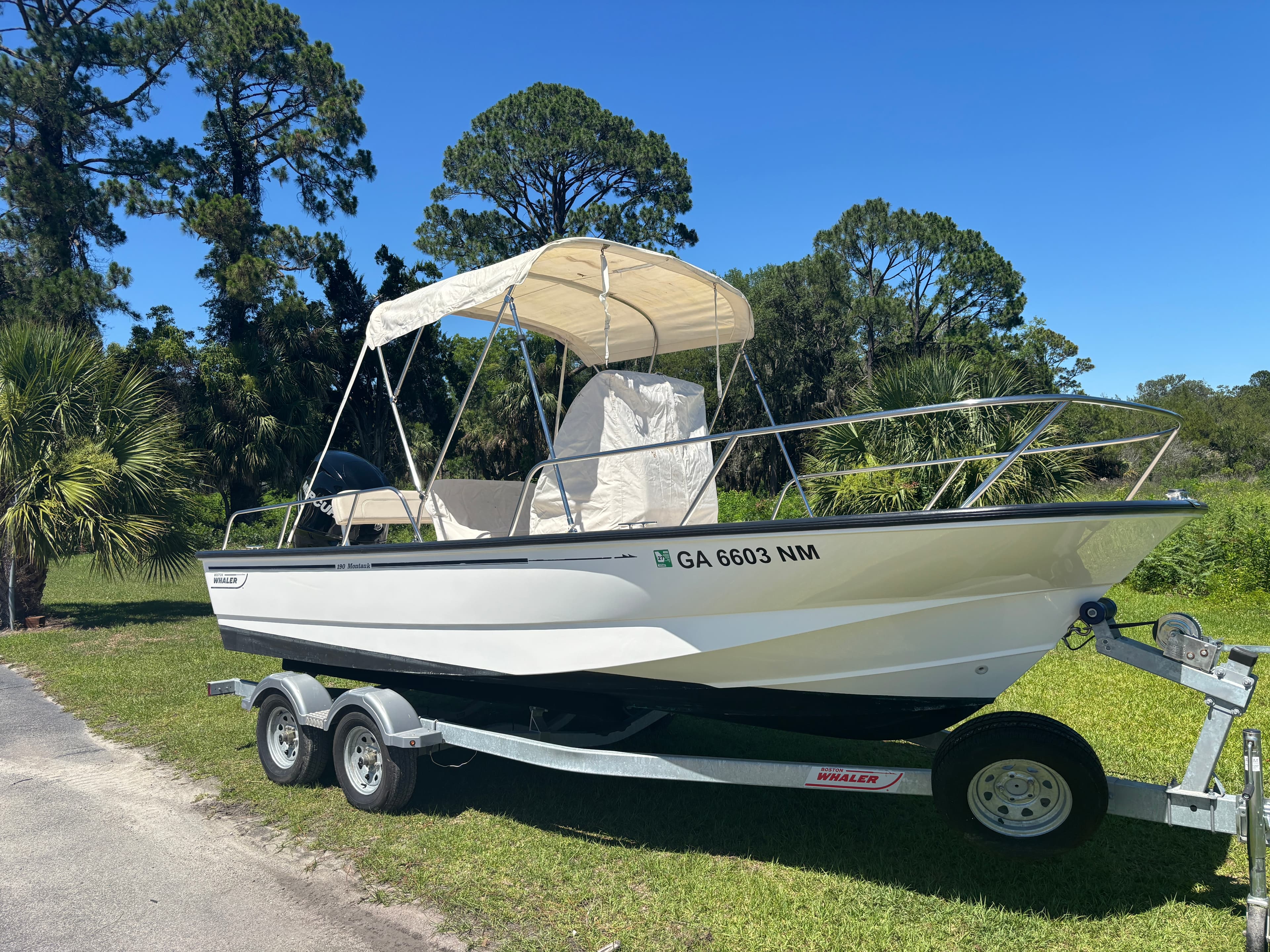 2008 Boston Whaler 190 Montauk for Sale in Thunderbolt, GA Center Console 3