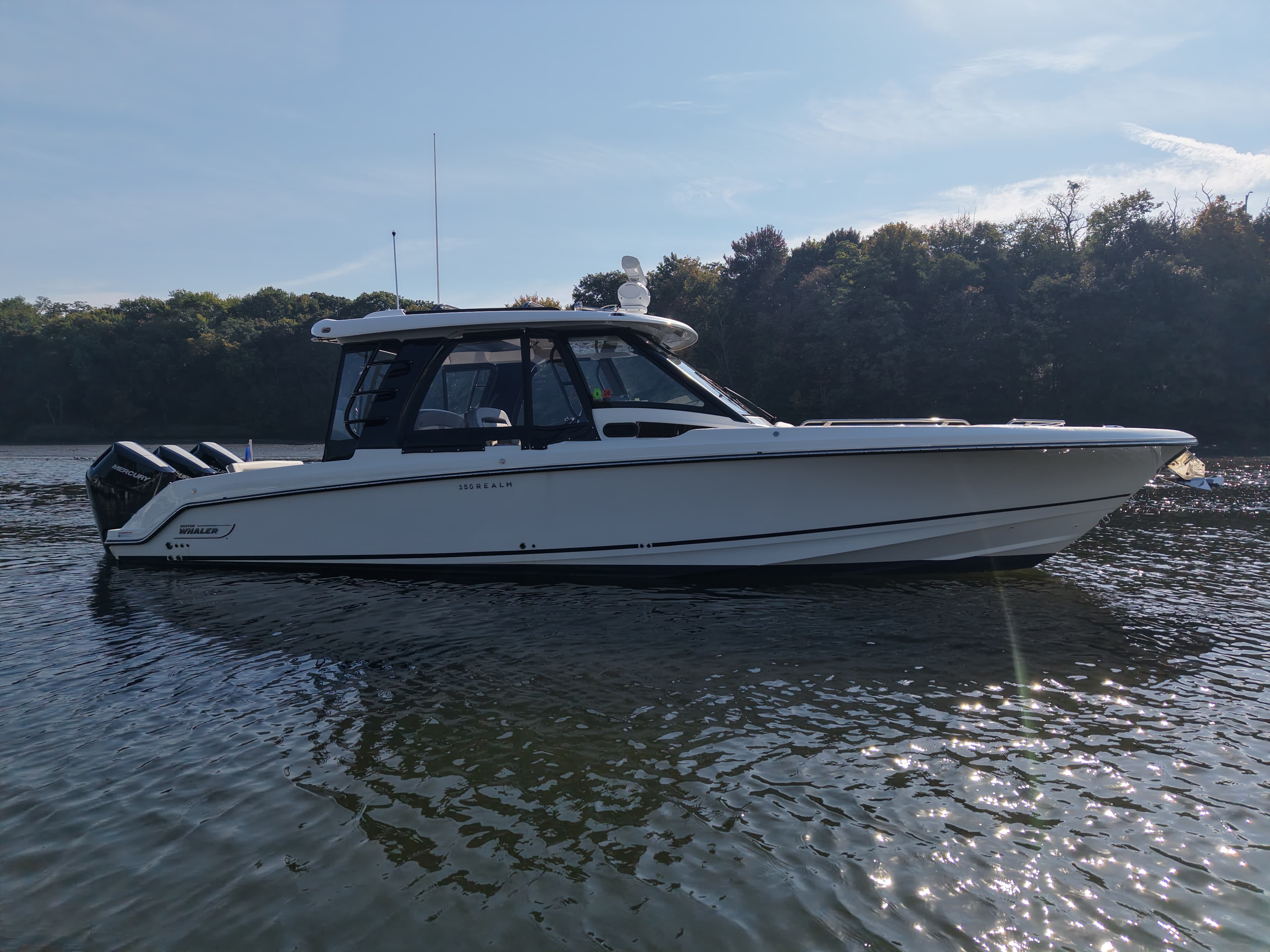 2025 Boston Whaler 350 Realm for Sale in Greenwich, CT Bowrider 3