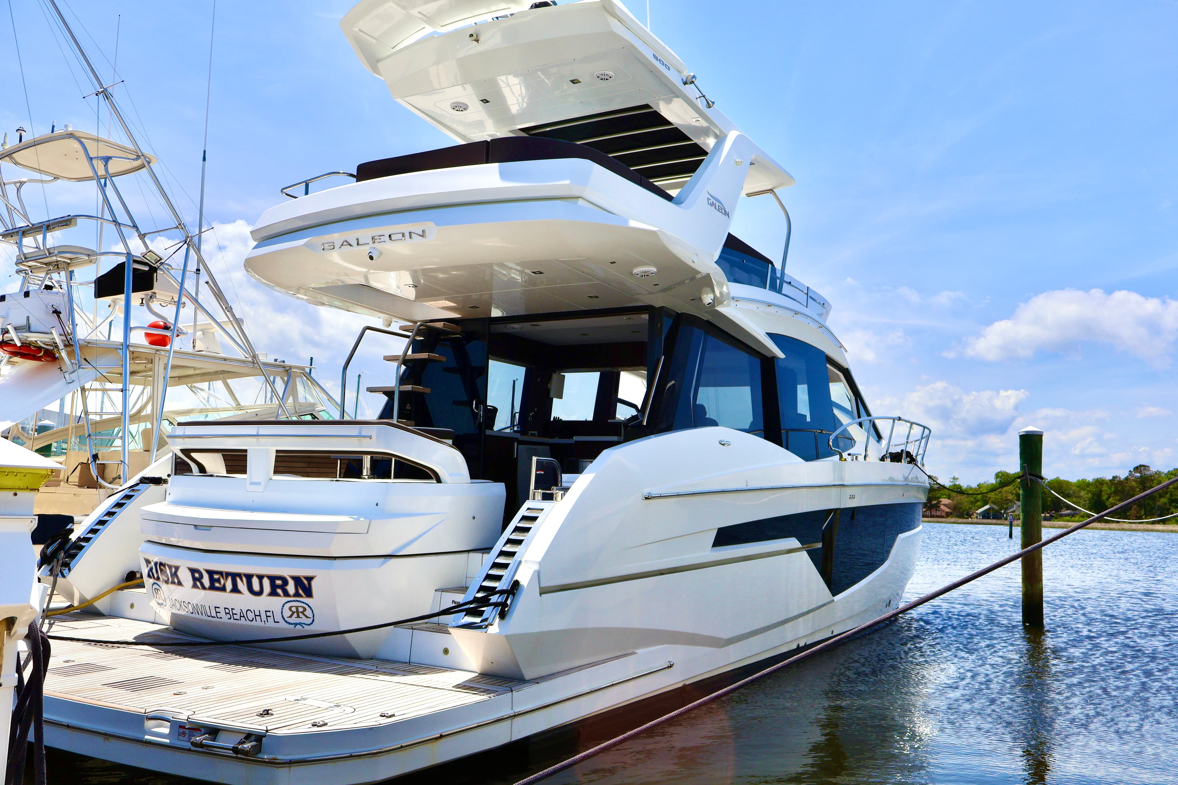 2022 Galeon Yachts 500 Fly for Sale in Jacksonville Beach, Florida Flybridge 2
