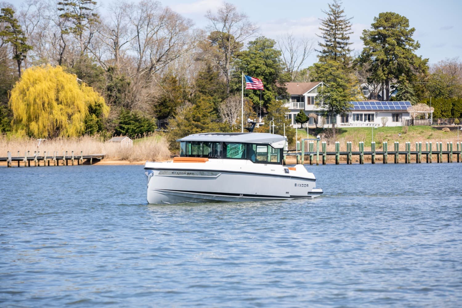 2025 Saxdor 320 GTC for Sale in Grasonville, MD Pilothouse 4