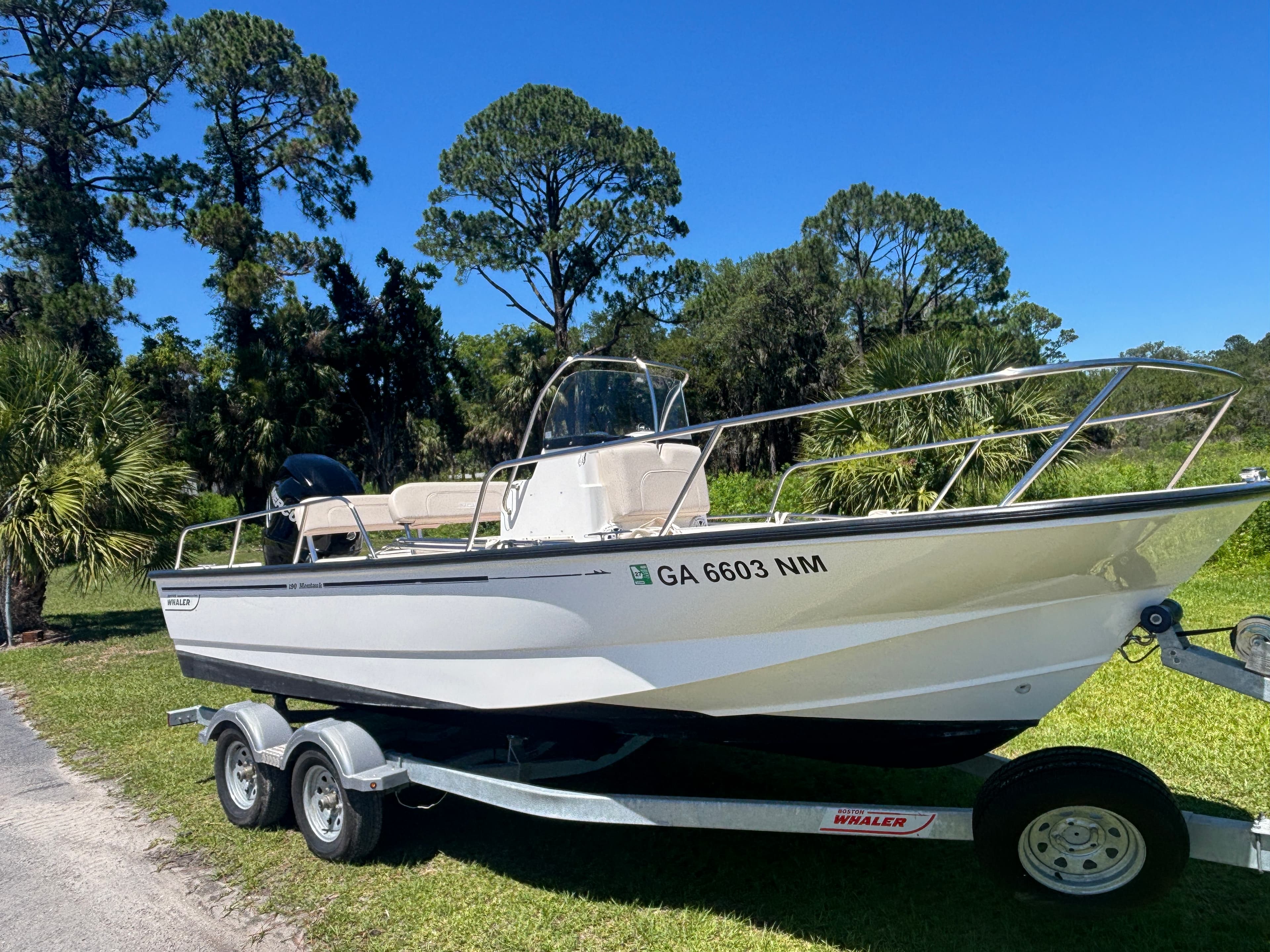 2008 Boston Whaler 190 Montauk for Sale in Thunderbolt, GA Center Console 2