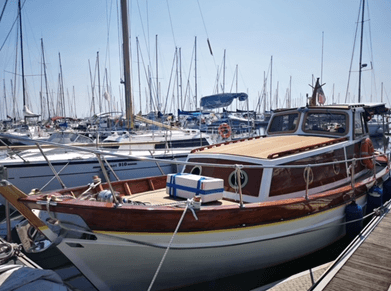 F.lli Mileo Gozzo 9.50 cabin For Sale