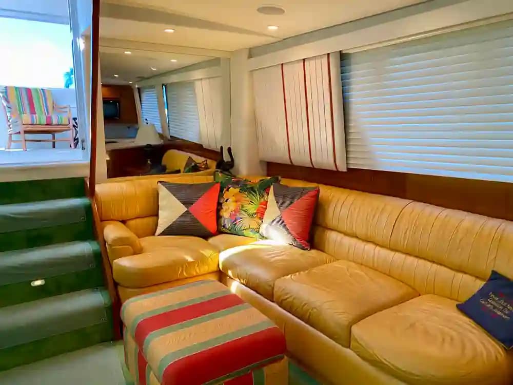 1999 Viking Yacht Cockpit Sport Yacht Sold in Fort Lauderdale, Florida Flybridge 5