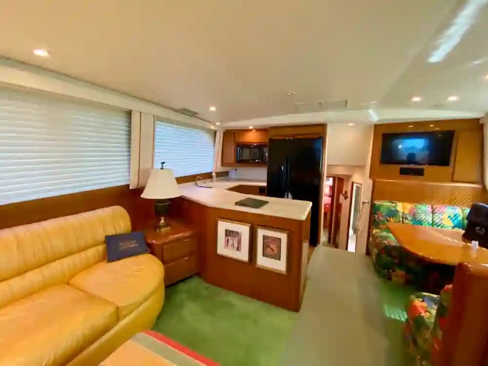 1999 Viking Yacht Cockpit Sport Yacht Sold in Fort Lauderdale, Florida Flybridge 2