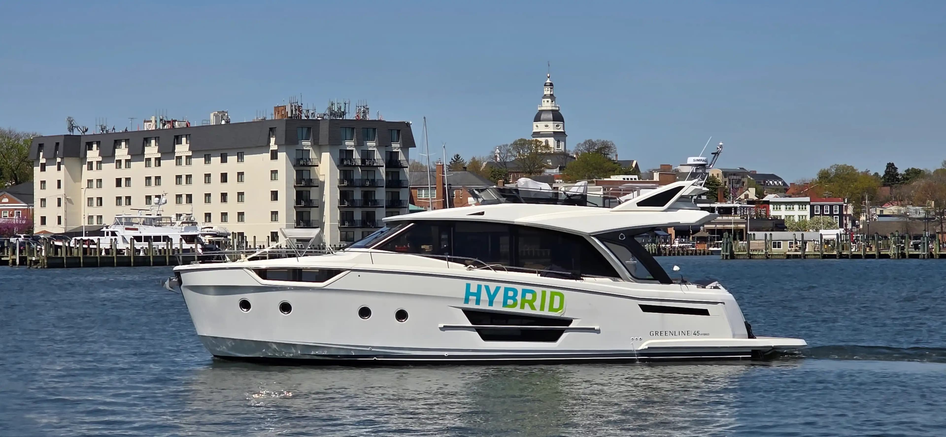 2024 Greenline Yachts 45 Fly Hybrid Sold in Annapolis, Maryland Flybridge
