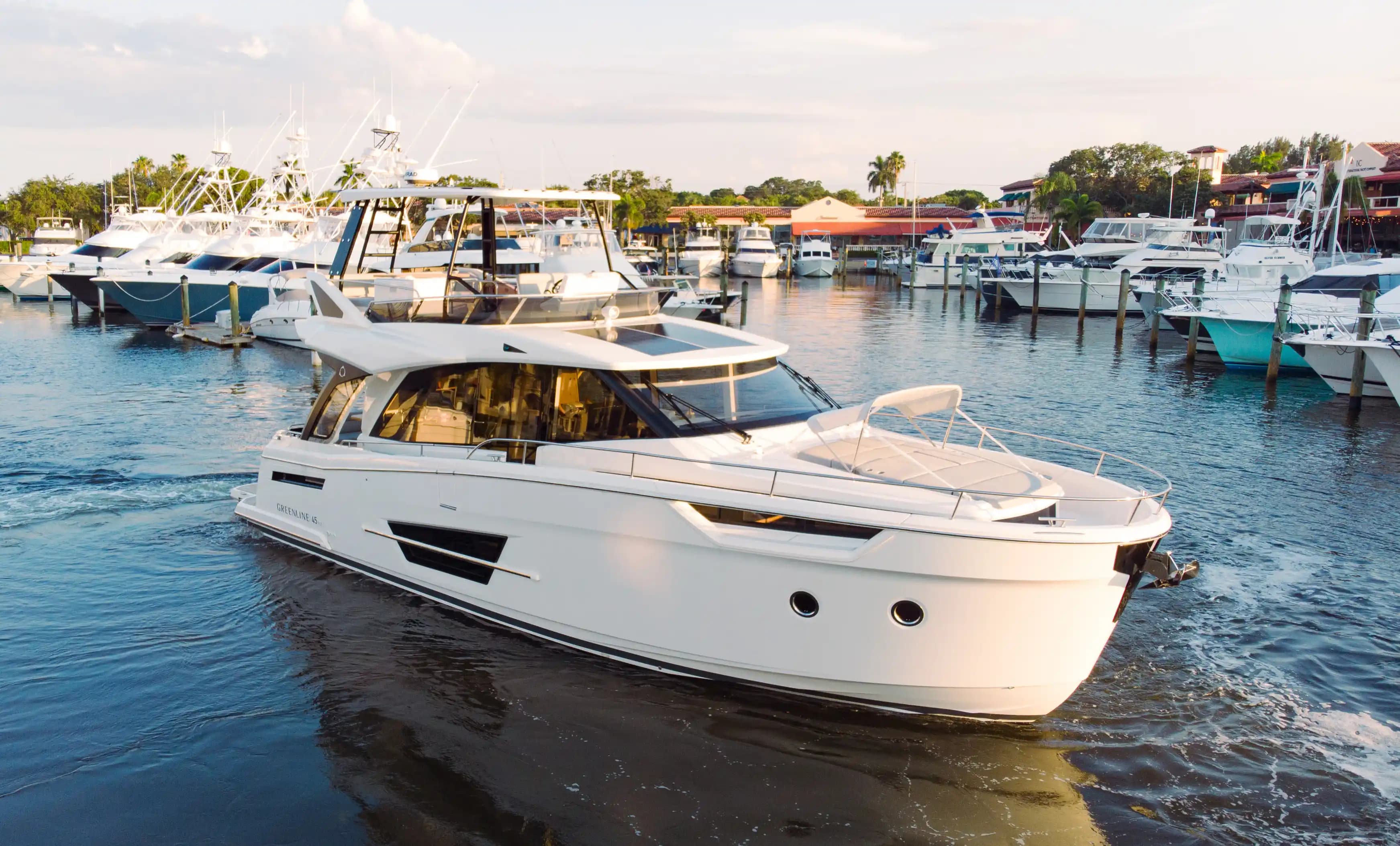 2023 Greenline Yachts 45 Fly Hybrid Sold in Annapolis, Maryland Flybridge