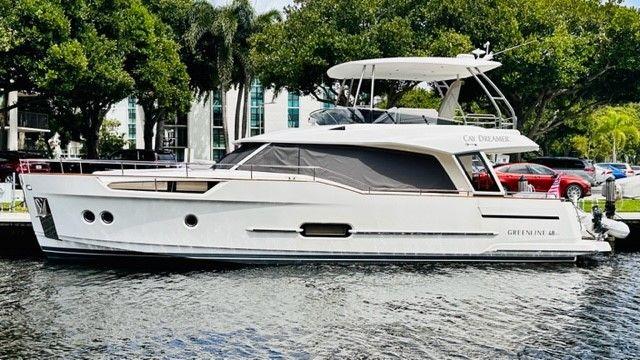 Greenline Yachts 48 Diesel Flybridge with Hardtop For Sale