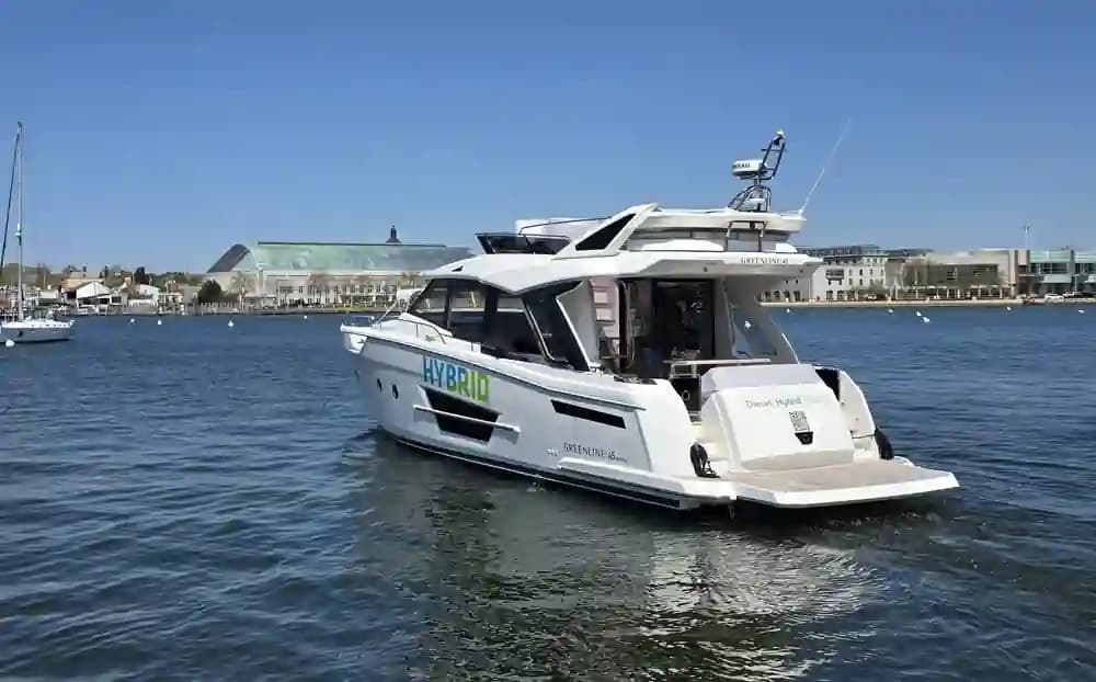 2024 Greenline Yachts 45 Fly Hybrid Sold in Annapolis, Maryland Flybridge 3