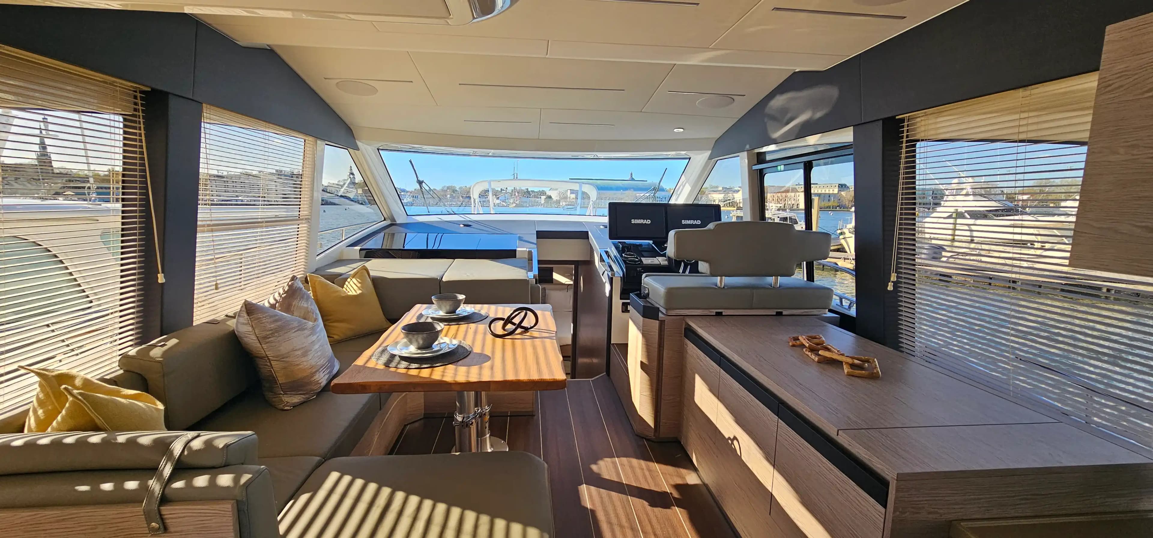 2024 Greenline Yachts 45 Fly Hybrid Sold in Annapolis, Maryland Flybridge 2