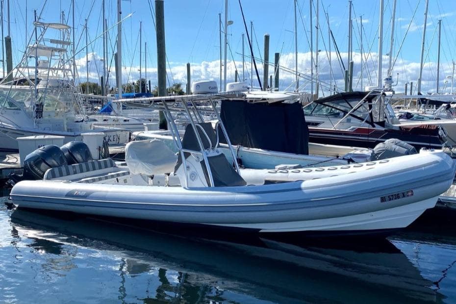 2014 AB Inflatables Oceanus 28 VST in vendita a Newport, RI Center Console 2