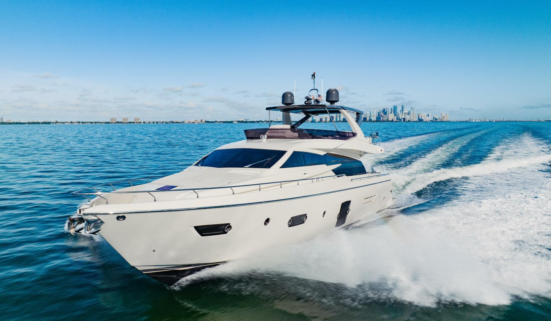 2017 Ferretti Yachts 750 for Sale in Miami, Florida Flybridge 2