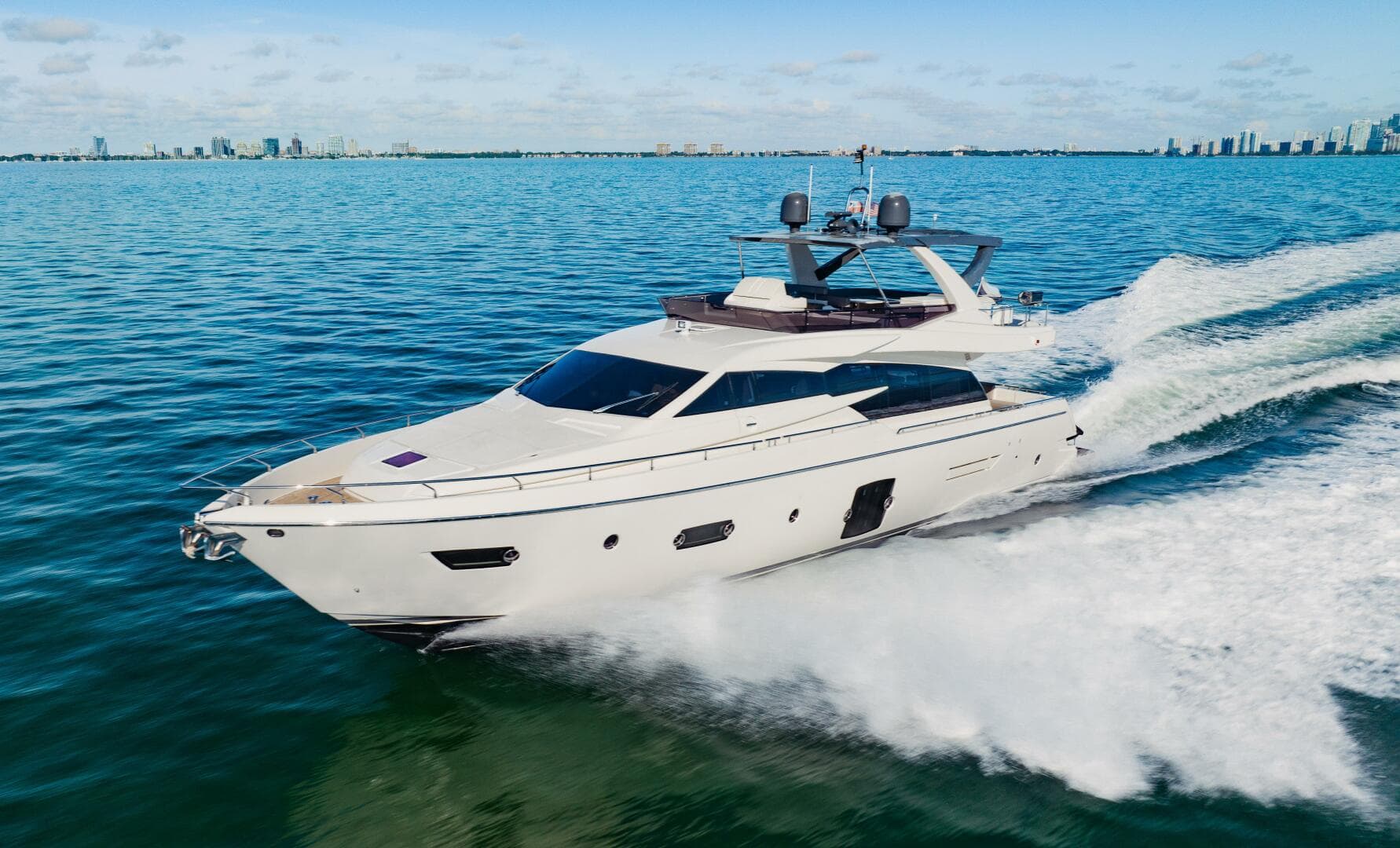 2017 Ferretti Yachts 750 for Sale in Miami, Florida Flybridge 3