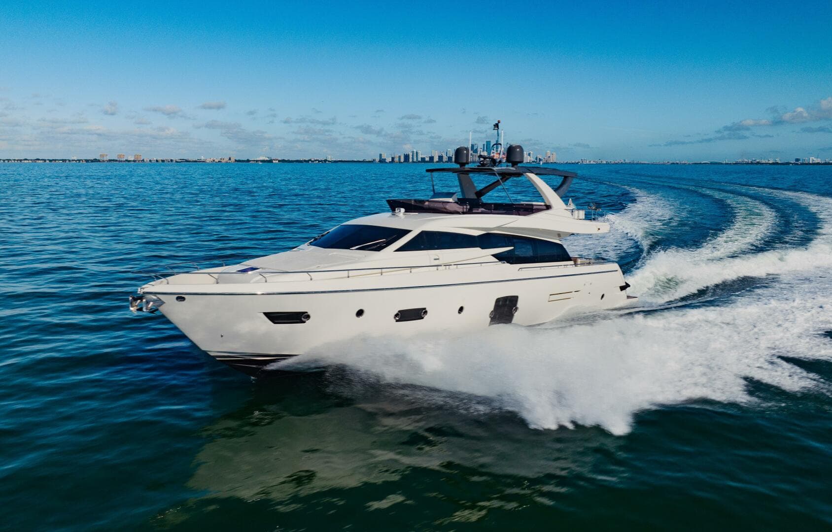 2017 Ferretti Yachts 750 for Sale in Miami, Florida Flybridge 4