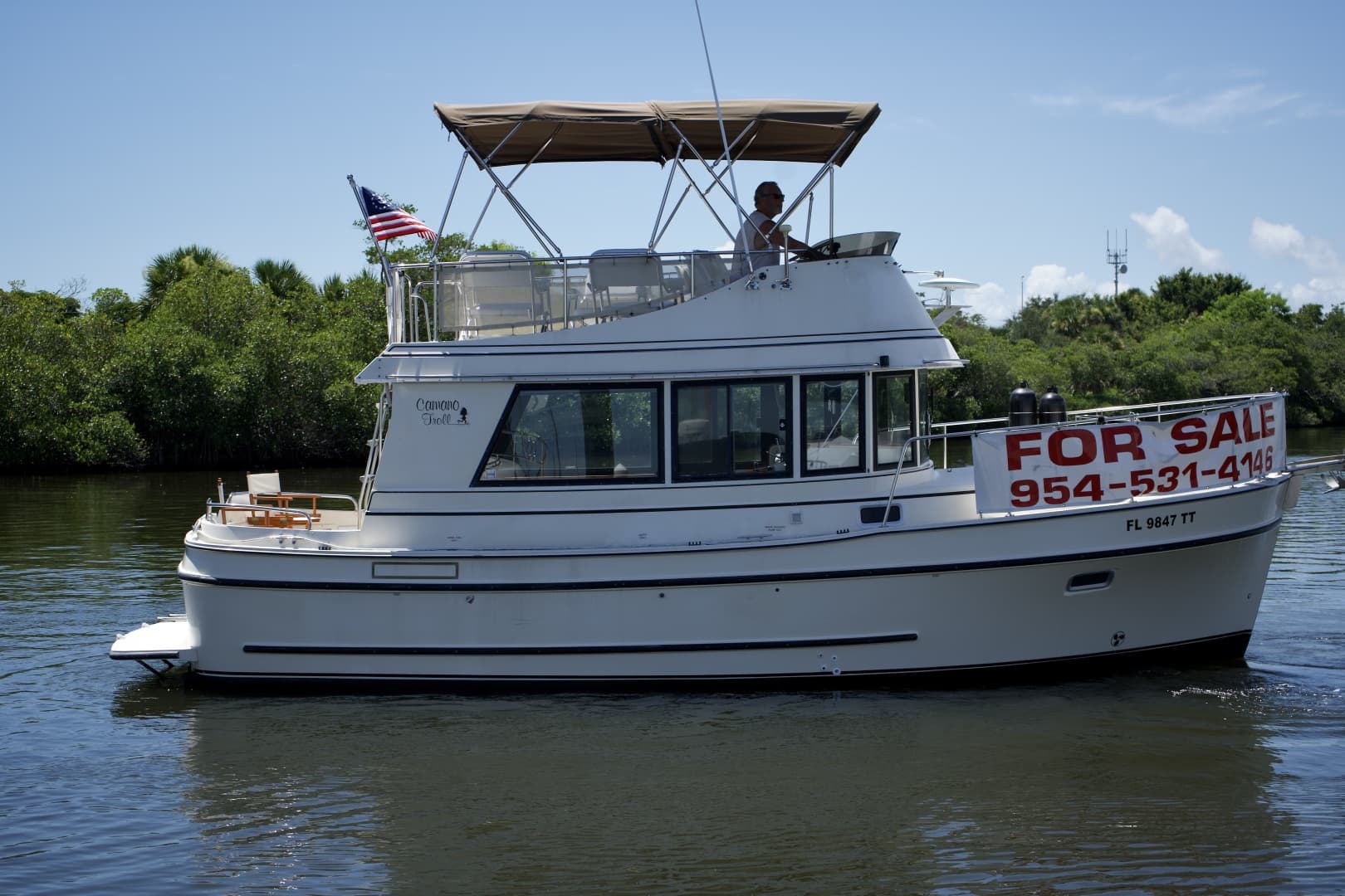 1998 Camano 31 Troll for Sale in Vero Beach, Florida Trawler 4